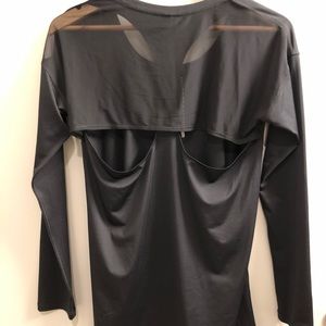 NWT $45 CALIA by Carrie Underwood LS Mesh back Top